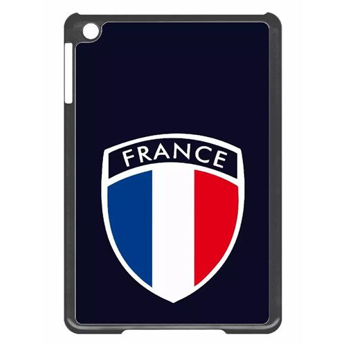 Coque tablette My-Kase pour iPad mini 2 - blason france fond bleu nuit - Plastique Noir