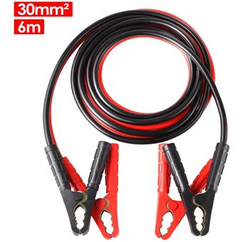 Câbles De Démarrage 2000A 4m - Pinces Crocodiles Robustes - Sac De Transport - 12V/24V - Pour Voiture, Camion, SUV