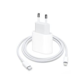 Chargeur Rapide 20W + Cable USB-C Lightning pour iPhone 13 / 12 / 11 / PRO  / MAX / MINI Little Boutik® - Chargeur pour téléphone mobile à la Fnac