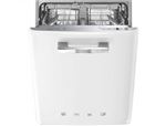 Smeg 50's Style STFABWH3 - Lave-vaisselle - intégrable - Niche - largeur : 60 cm - profondeur : 57.5 cm - hauteur : 82 cm - blanc