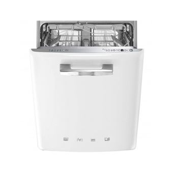 Smeg 50's Style STFABWH3 - Lave-vaisselle - intégrable - Niche - largeur : 60 cm - profondeur : 57.5 cm - hauteur : 82 cm - blanc