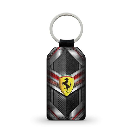 Porte-clé Ferrari car tunning porsche Lamborghini bmw Ref 4 Noir en Simili  Cuir Coque en folie - Porte clef - Achat & prix