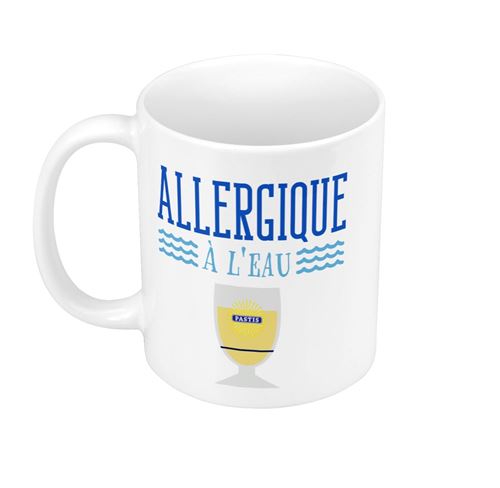 Fabulous Mug céramique Allergique à l'eau Pastis