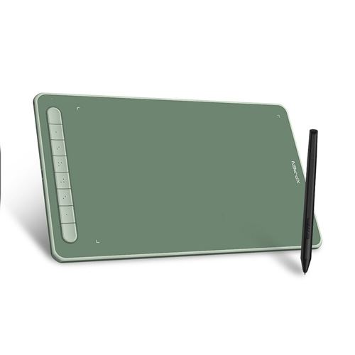 Tablette Graphique à Stylet XPPen Deco L 10x6 Pouces avec Stylet X3 pour Dessin Digital, Animation, Etudes à Distance ou Télétravail - Vert