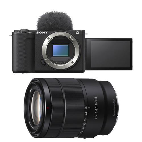 Sony - Alpha ZV-E10 II - Appareil photo hybride - Objectif 18-135mm - Noir - Image 5