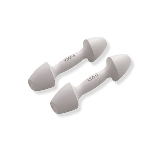 Kit 2 haltères fitness Fed 1,8 kg gris