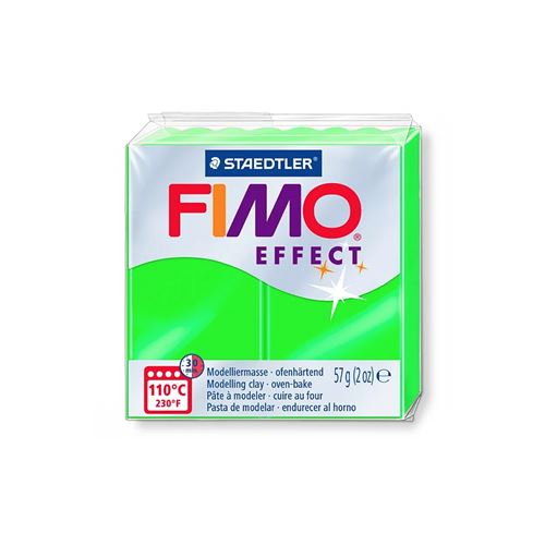Non Communiqué Vert Pate Fimo Effect Neon 57G