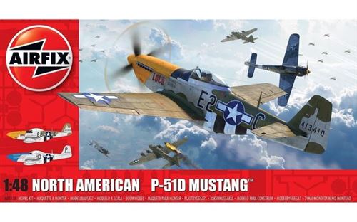 North American P51-d Mustang(filletless Tails)- 1:48e - Airfix