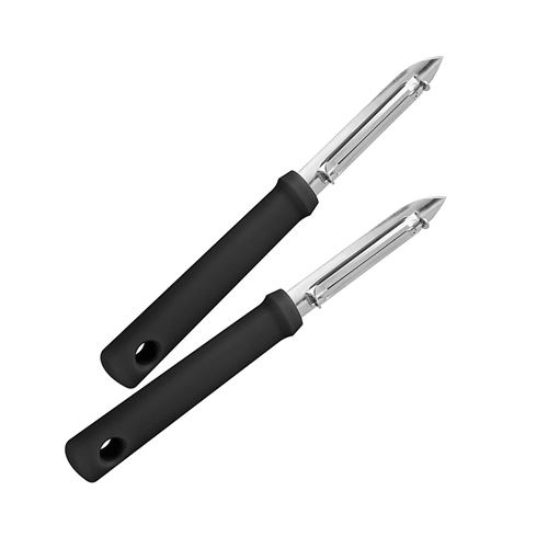 Non Communiqué Noir,Inox Lot De 2 Économes 17,5 Cm Fm Professional