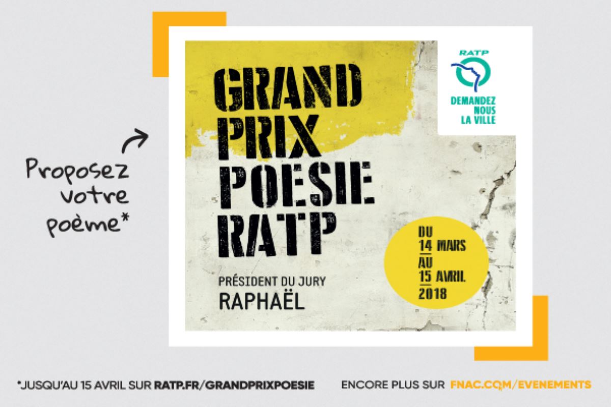 Le Grand Prix Poésie de la RATP revient : à vos plumes !