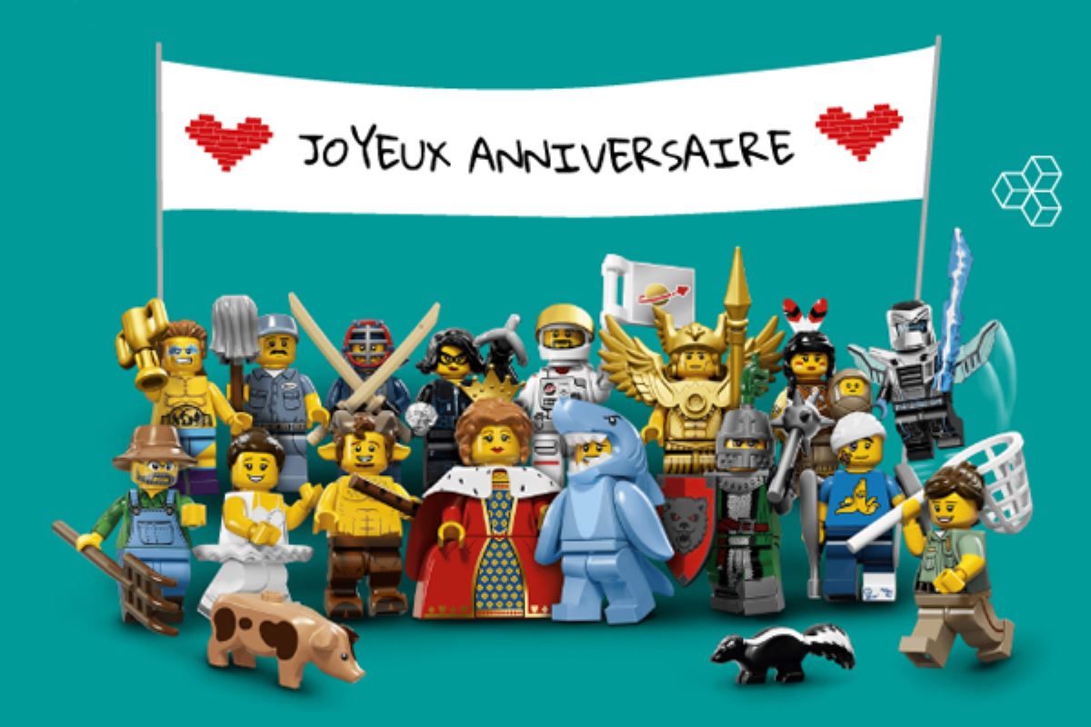 Infographie : la brique LEGO © fête ses 60 ans !