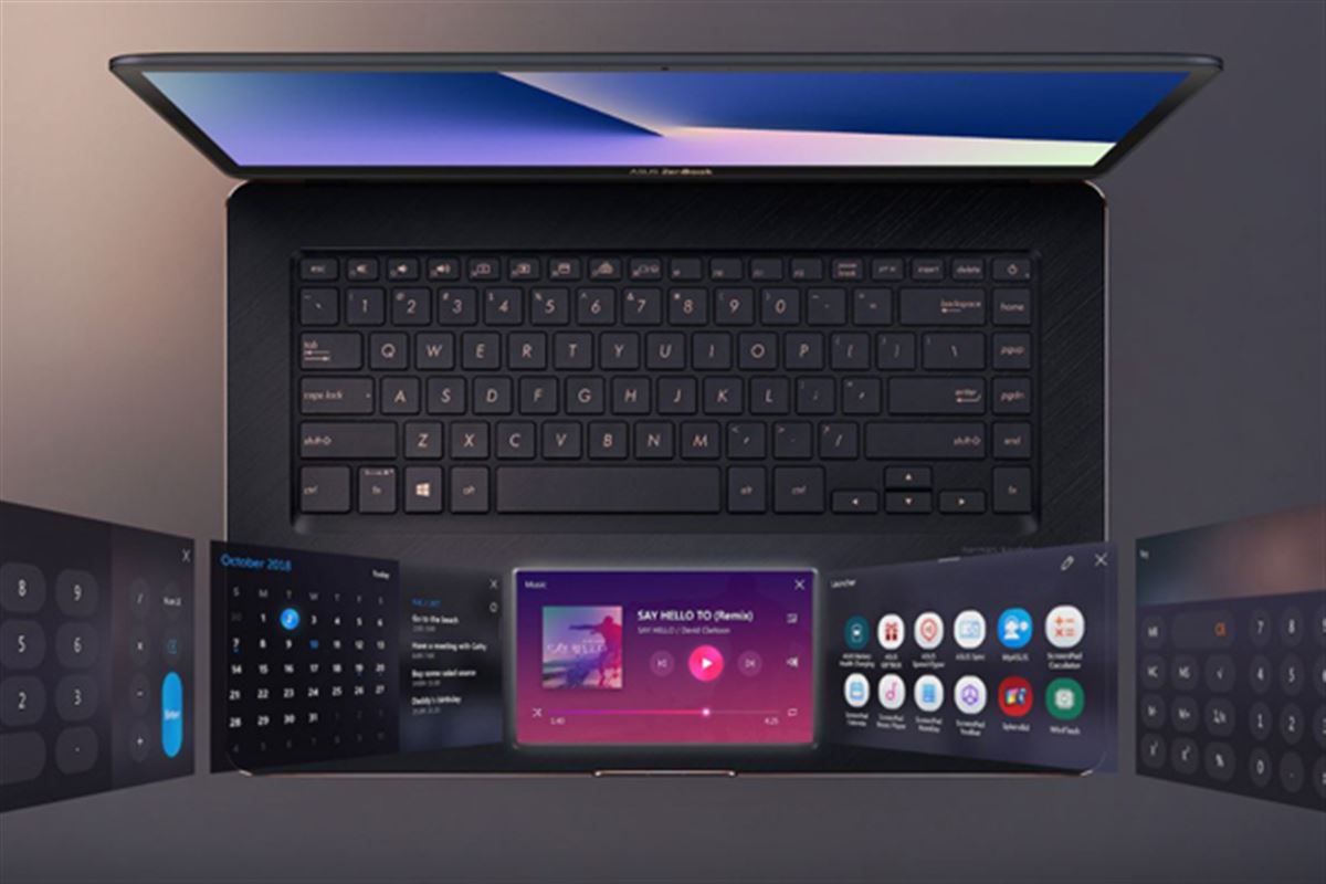 Asus ZenBook Pro 15 : quand le touchpad devient écran