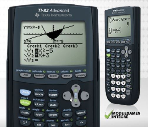 Texas Instruments TI-82 Advanced Mode Examen