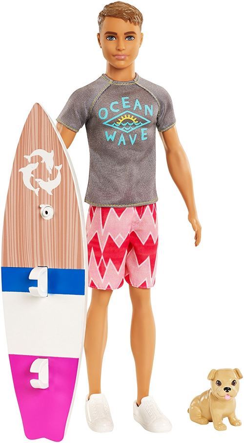 Playset-Barbie-Ken-Surfeur-et-son-chien