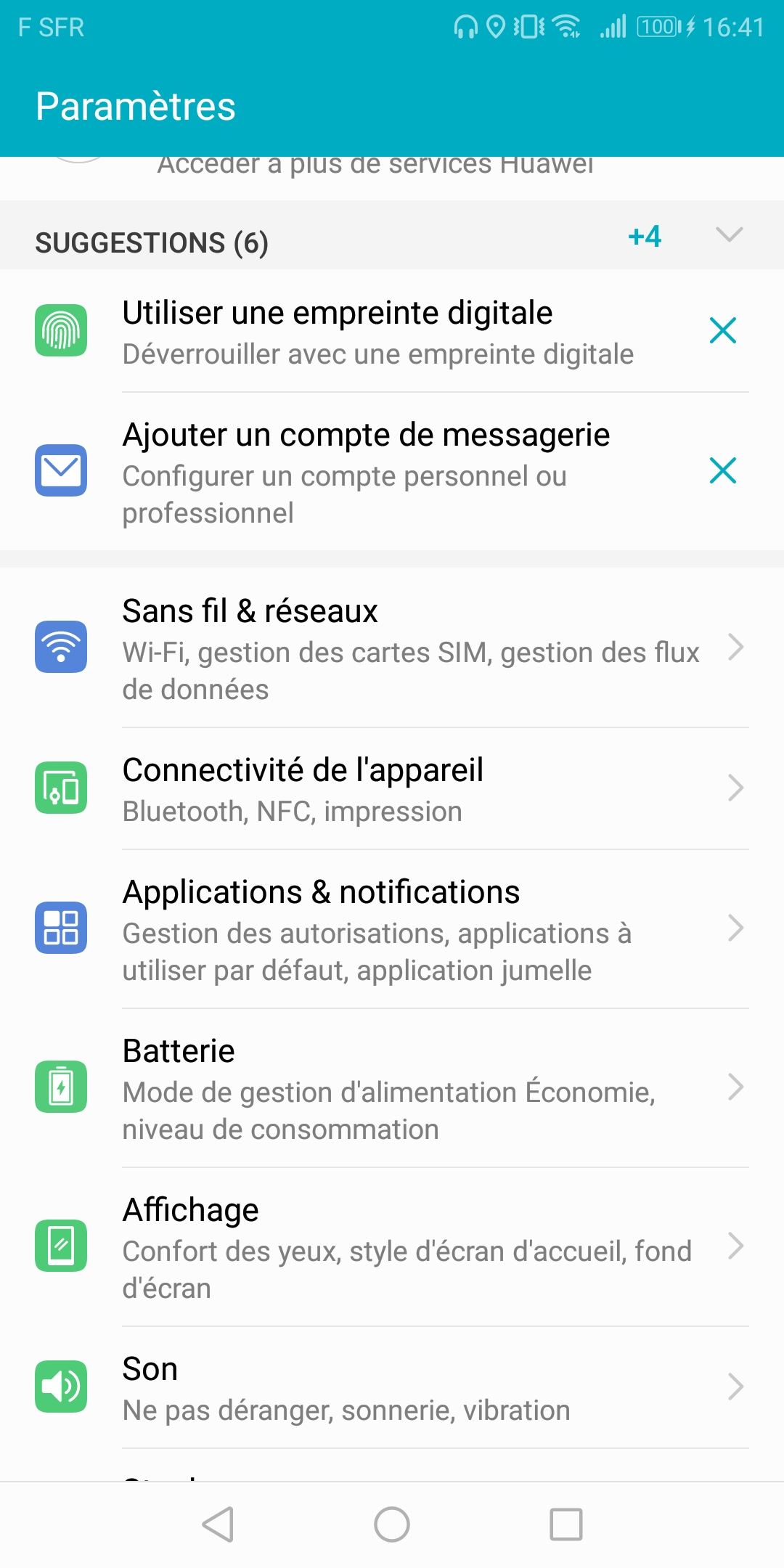 batterie android 