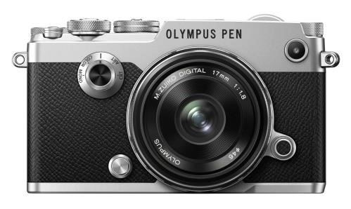 Hybride-Olympus-Pen-F-Kit-17-mm-F-1-8-Argent