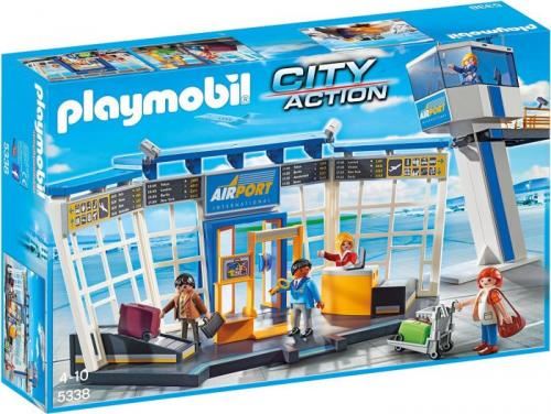 Playmobil-City-Action-5338-aeroport-avec-tour-de-controle