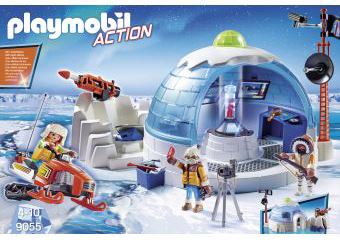 Playmobil-Action-9055-Quartier-general-des-explorateurs-polaires