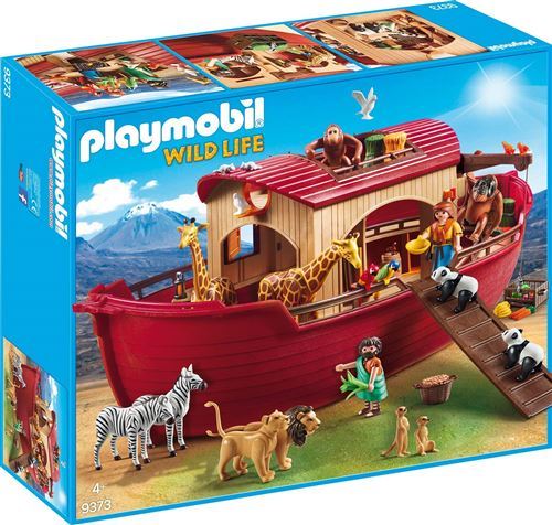 Playmobil-Wild-Life-La-pension-des-animaux-9373-Arche-de-Noe-avec-animaux