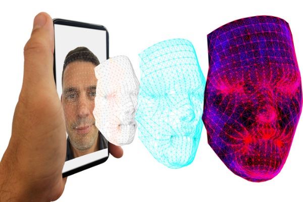 smartphone-with-secure-facial-recognition-and-face-id-picture-id846275538