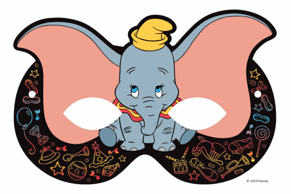 Masque à gratter Dumbo