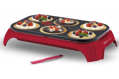 Crepiere-Tefal-Crep-party-Colormania-1000-W-Rouge