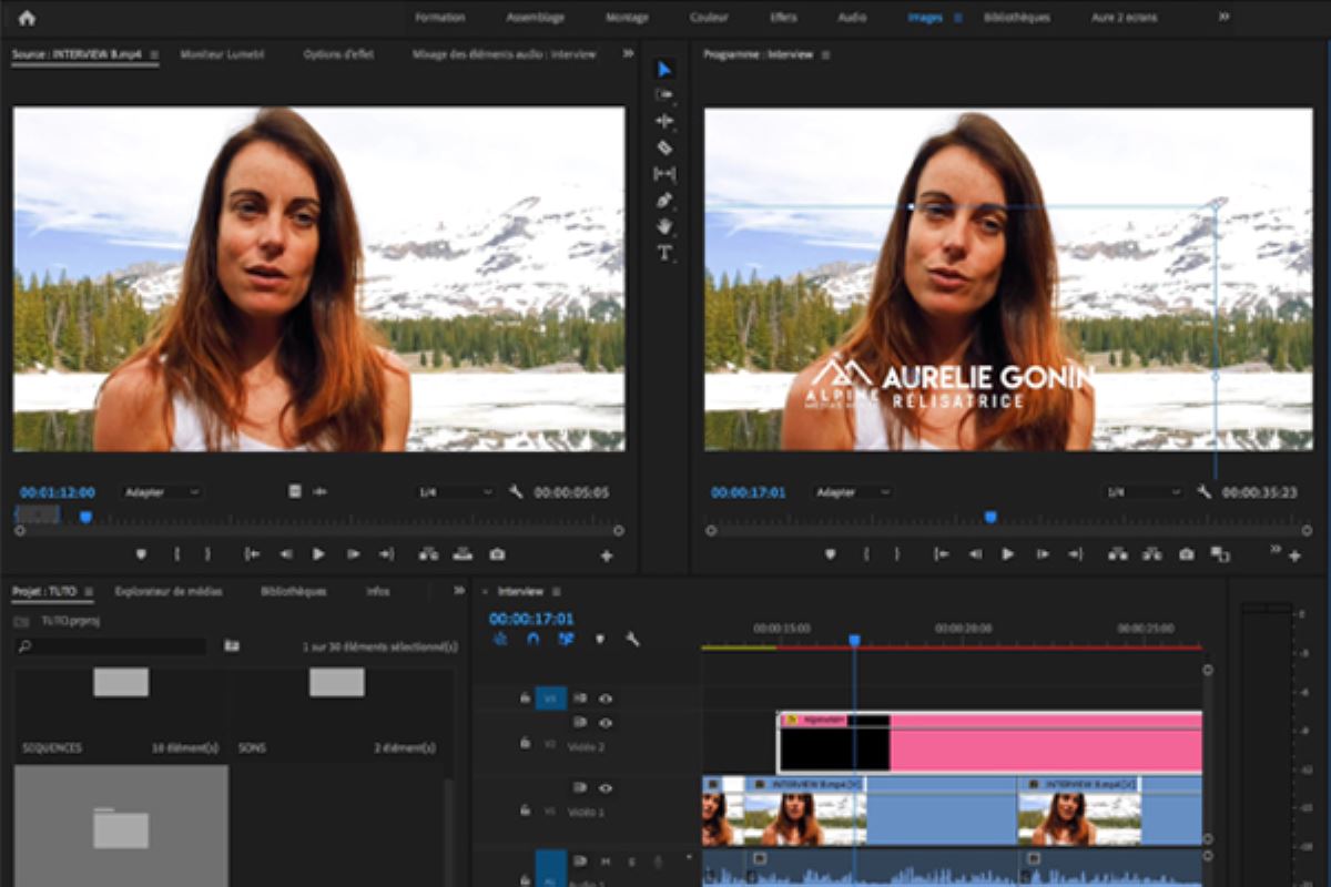 Réaliser son premier montage vidéo avec Premiere Pro