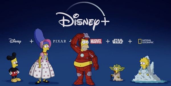 Les Simpson Disney Plus