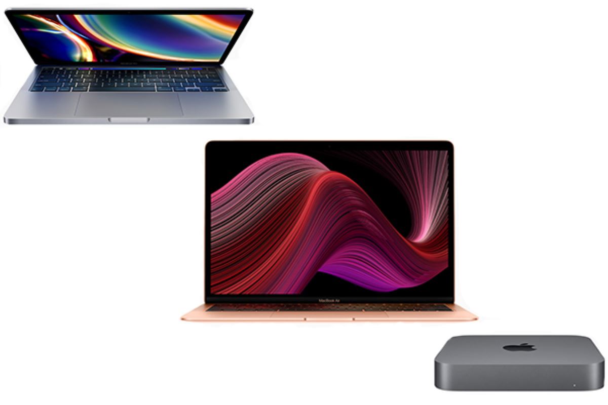 MacBook Pro, MacBook Air et Mac Mini, millésime 2020