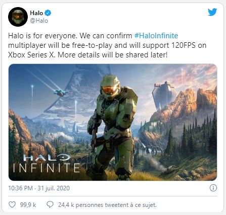 Tweet Halo Inifinite