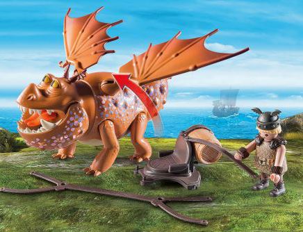 Playmobil-Dragons-9460-Varek-et-Bouledogre