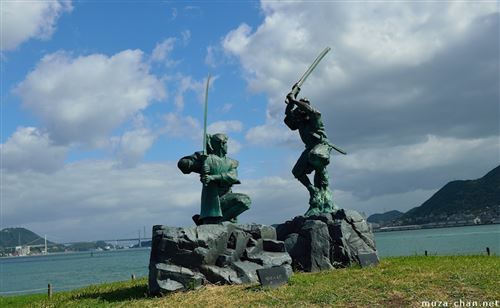 Sephiroth-inspiration-statue_duel_musashikojiro_ganryushimonoseki
