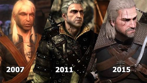 Geralt-TheWitcher-evolution