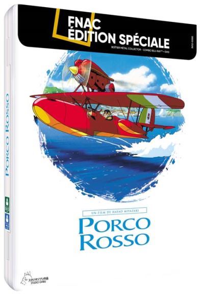 Porco-Roo-Boitier-Metal-Exclusivite-Fnac-Combo-Blu-ray-DVD