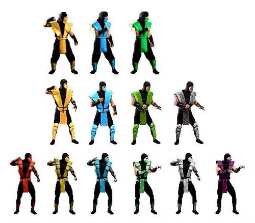 Scorpion_SubZero-MortalKombat-ninja_palette_swap