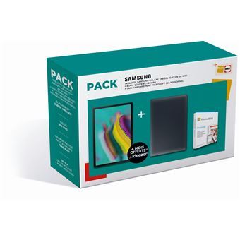 Pack-Tablette-tactile-Samsung-Galaxy-Tab-S5e-10-5-WiFi-128-Go-Noir-Book-Cover-Keyboard-Microsoft-365-Personnel-1-utilisateur-PC-ou-Mac-1-an