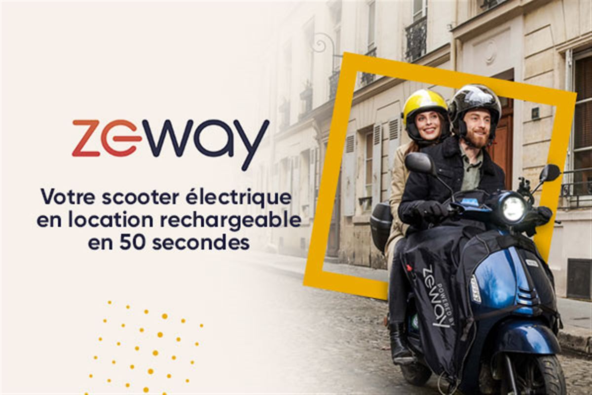 Fnac x ZEWAY : les scooters électriques 50cc et 125cc rechargeables en 50 secondes !