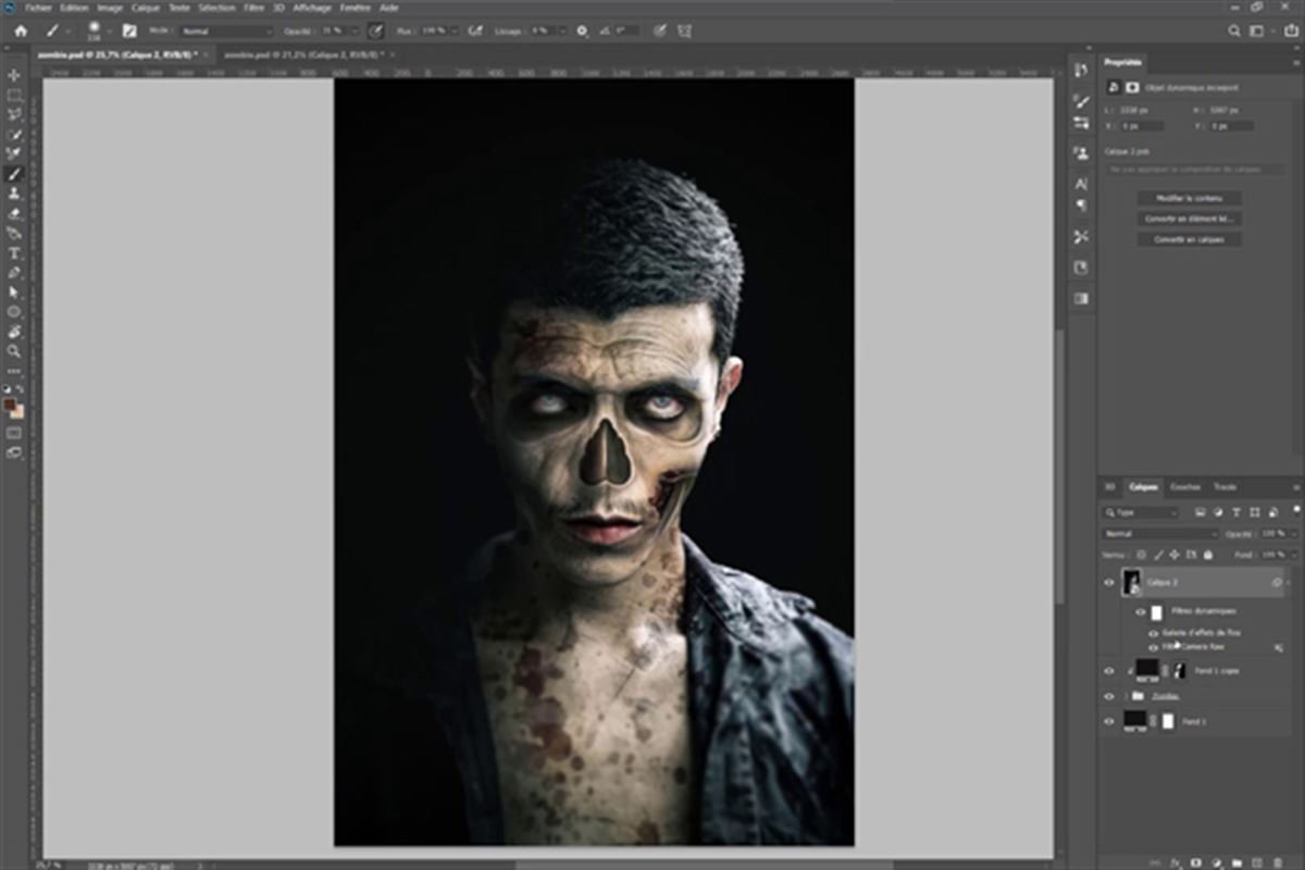Transformez-vous en zombie avec Photoshop