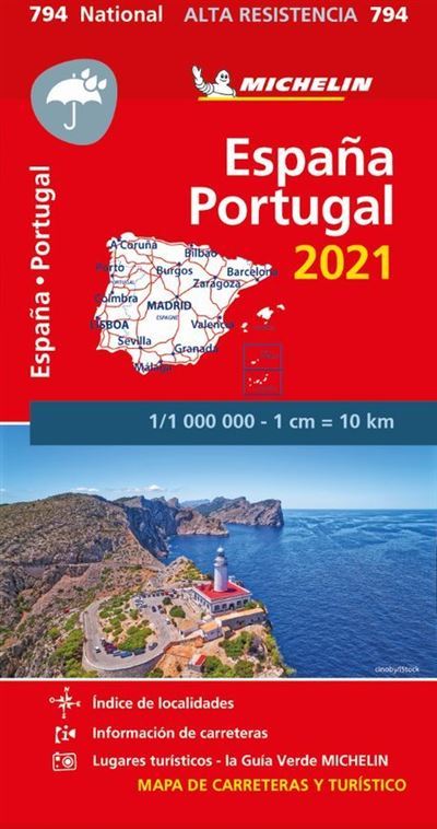 Espana-Portugal-2021-Papel-alta-resistencia-Espagne-Portugal-2021-Indechirable