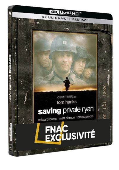 Il-faut-sauver-le-soldat-Ryan-Edition-Limitee-Exclusivite-Fnac-Steelbook-Blu-ray-4K-Ultra-HD