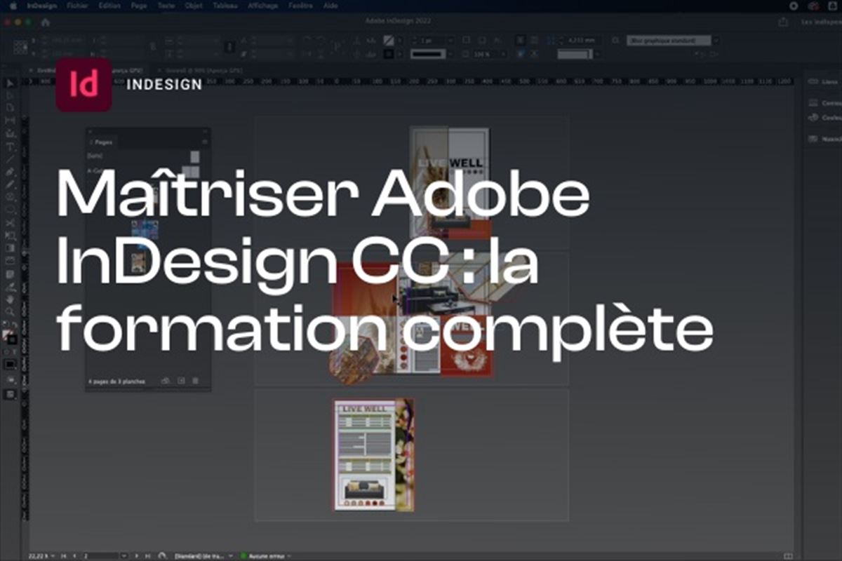 Maîtriser Adobe InDesign CC : la formation complète