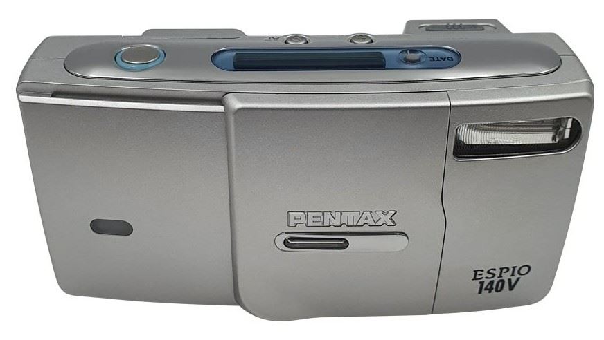 Appareil-photo-compact-argentique-Pentax-Espio-140-V-Argent-Reconditionne