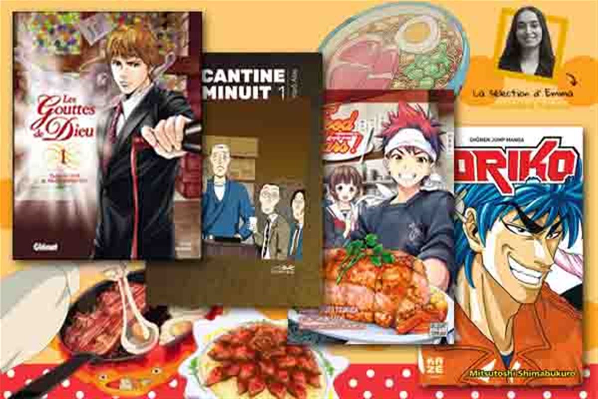 Les meilleurs mangas de cuisine