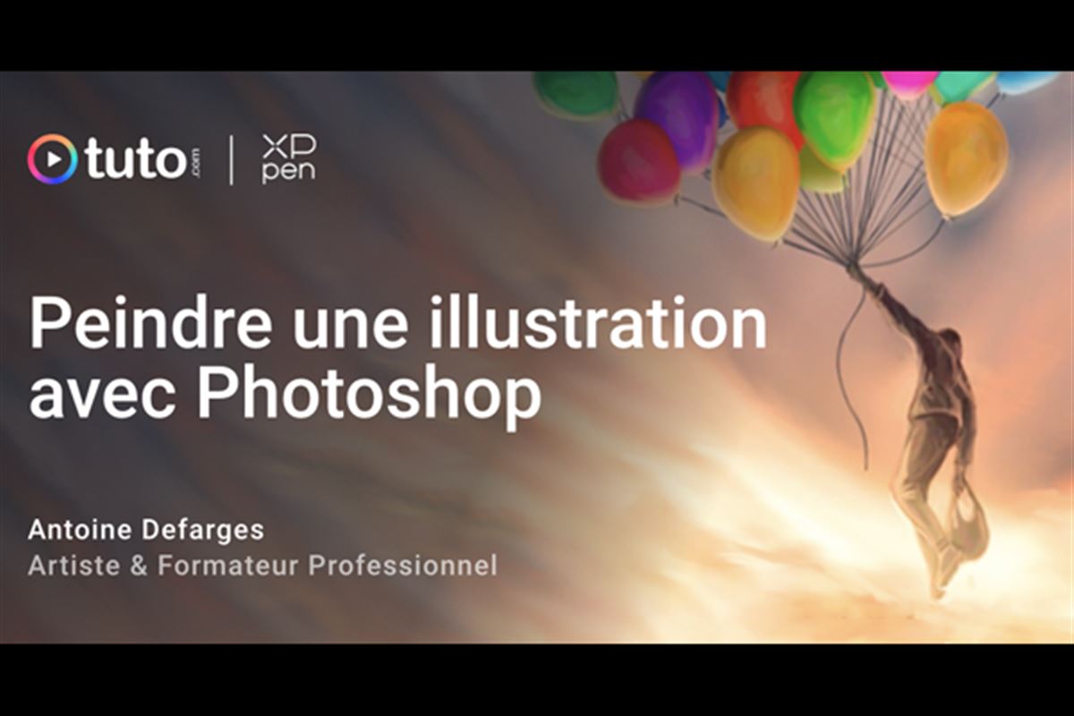 Atelier de peinture numérique sur tablette graphique