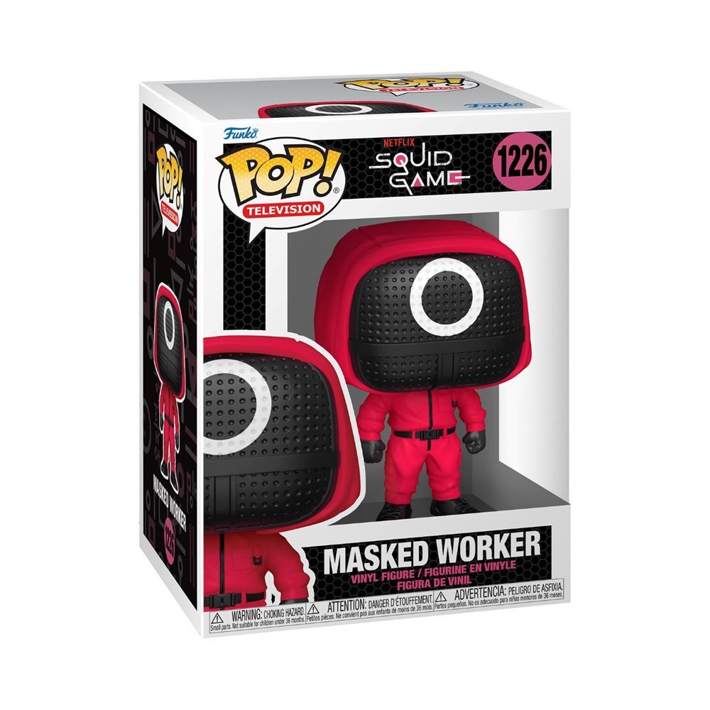 Figurine-Funko-Pop-TV-Squid-Game-Red-Soldier-Mask