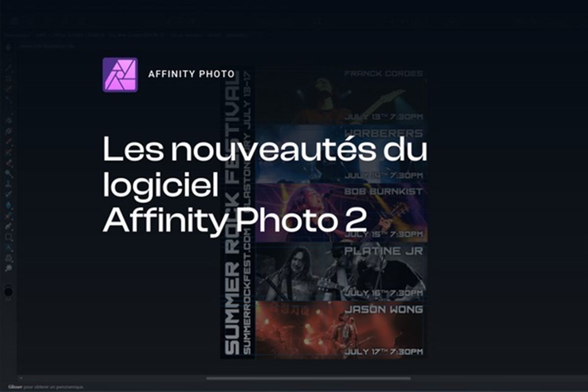 Les nouveautés d’Affinity Photo 2