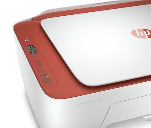 All-in-One Printer-HP-DeskJet-2723e-With White and Red Instant Ink