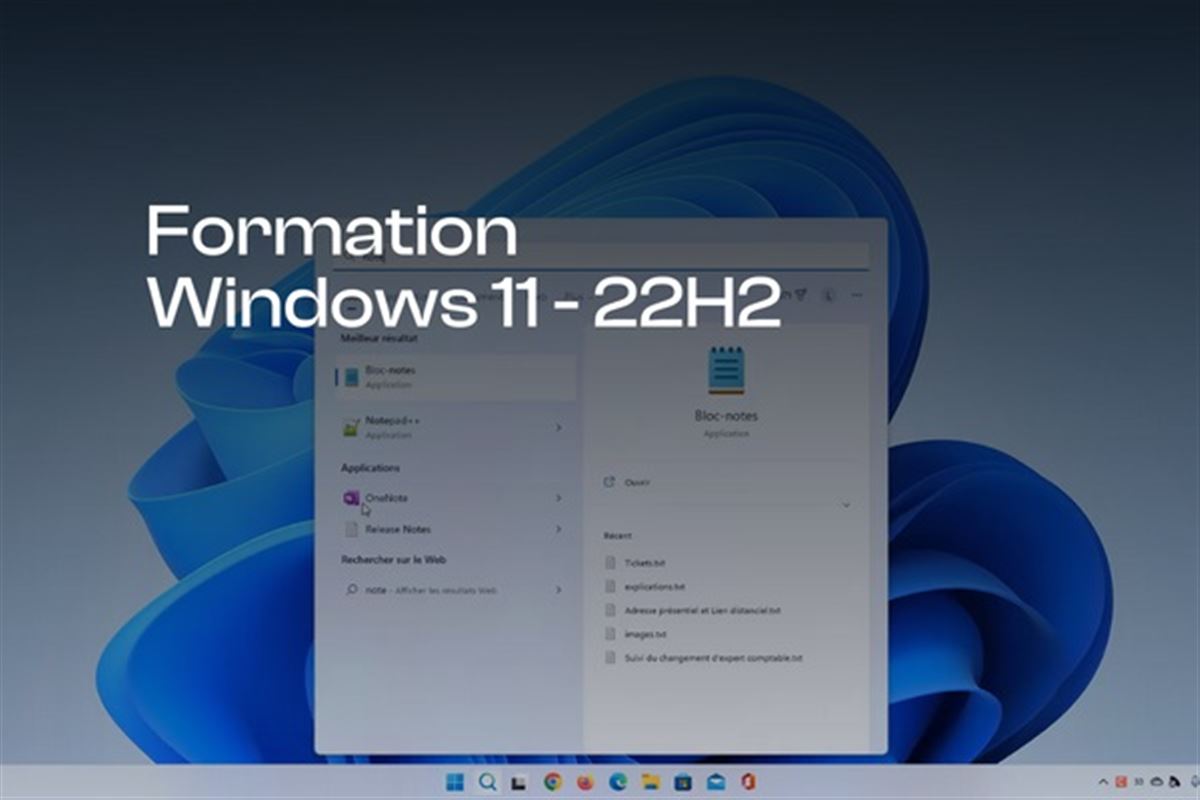 La formation complète à Windows 11 - 22H2