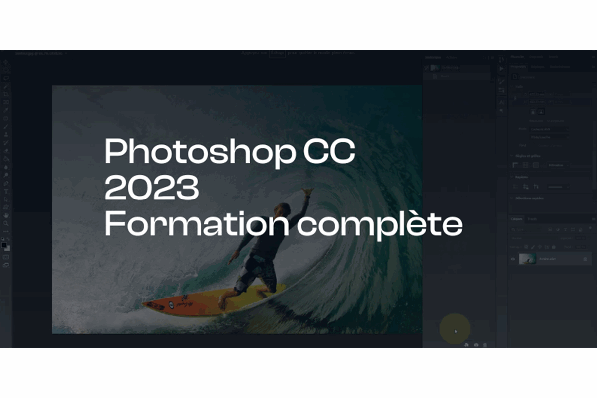 Se former sur Photoshop CC 2023