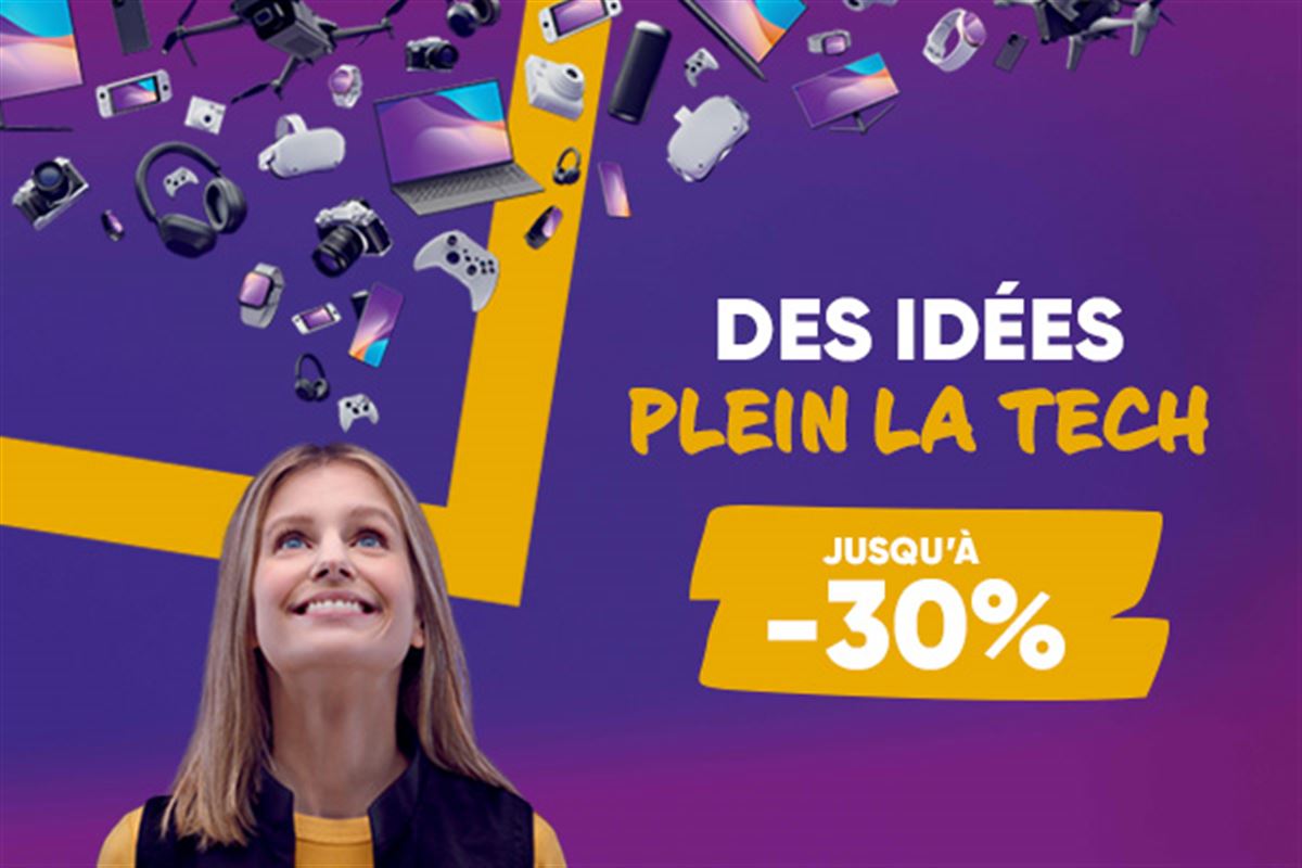 Des idées plein la tech : notre sélection des offres high tech réservées aux adhérents